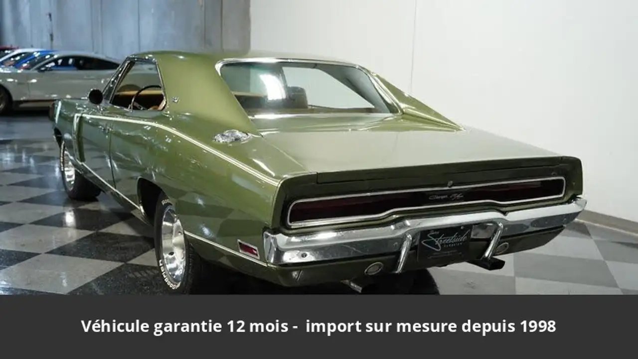 Dodge Charger 1970 Coupe 318 CI V8 230 HP Code F 3 vitesses Tous compris, foto 8