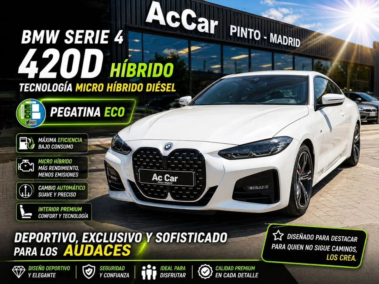 BMW 420 420d Blanco - 1