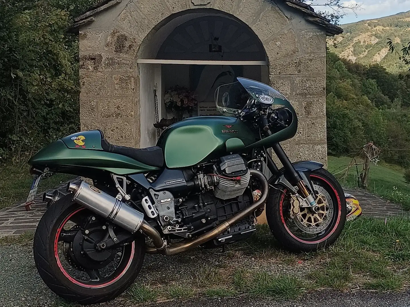 Moto Guzzi V 11 cafè racer Green - 2