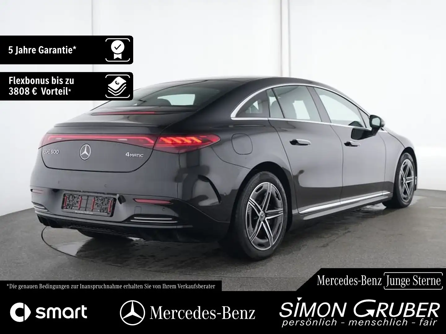 Mercedes-Benz EQE 500 4M AMG Hyper Airmatic HUD Burm Mod 2025 Negro - 2