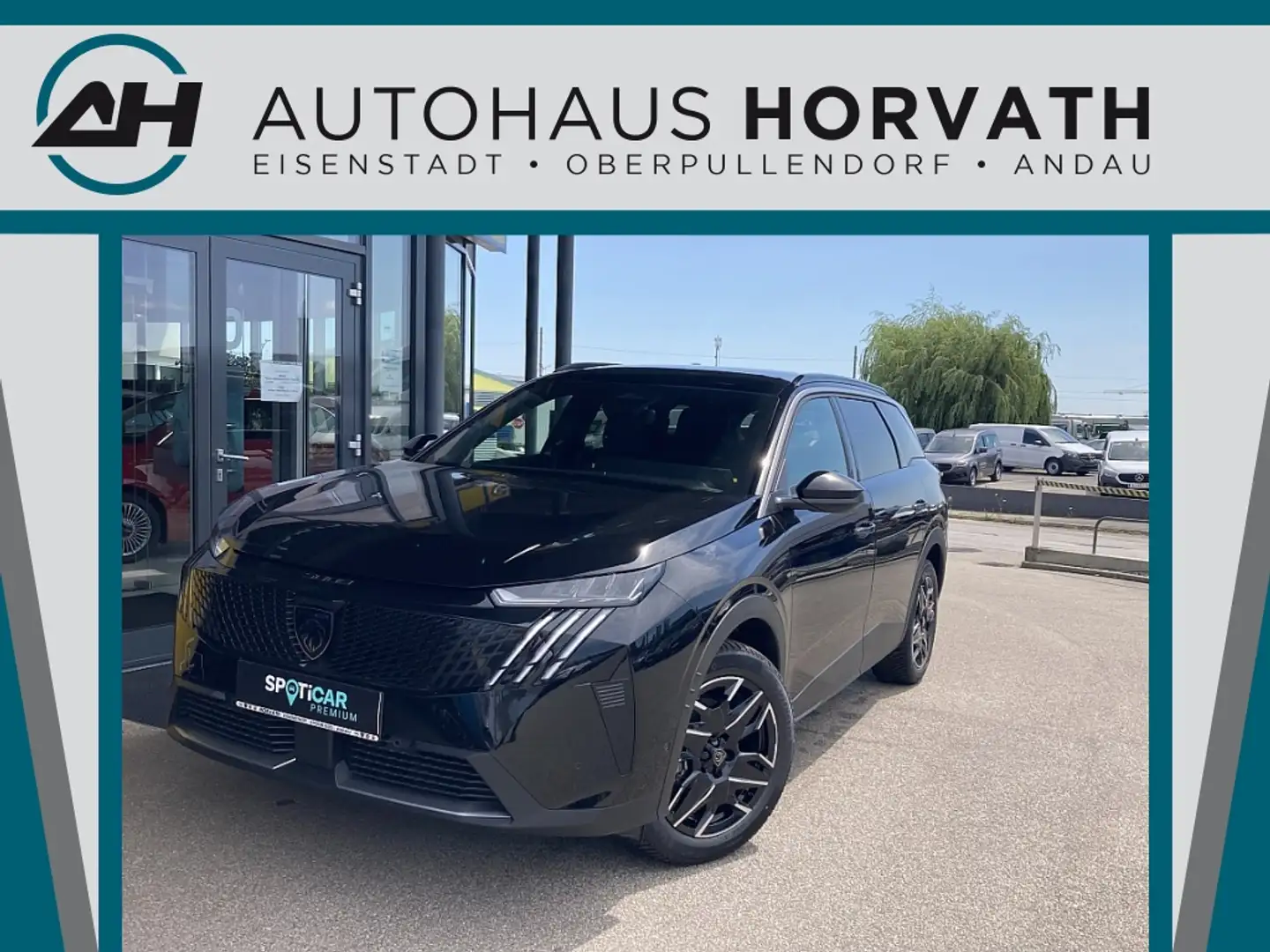 Peugeot 5008 mHEV 145 e-DCS6 Allure Aut. Schwarz - 1