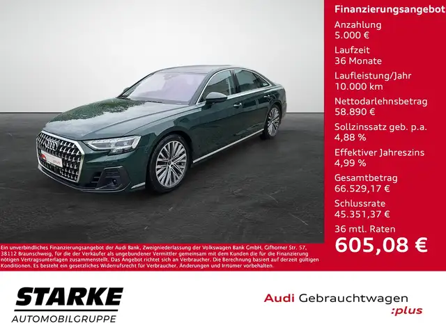 Audi A8 60 TFSI tiptronic quattro NaviPlus Matrix Leder...
