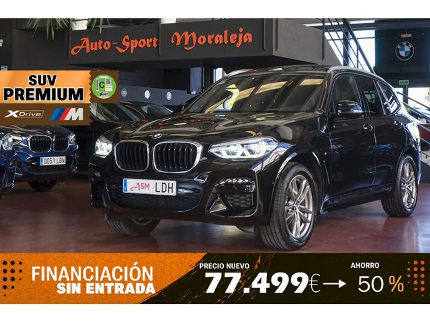 BMW X3 xDrive 20dA Negro - 1