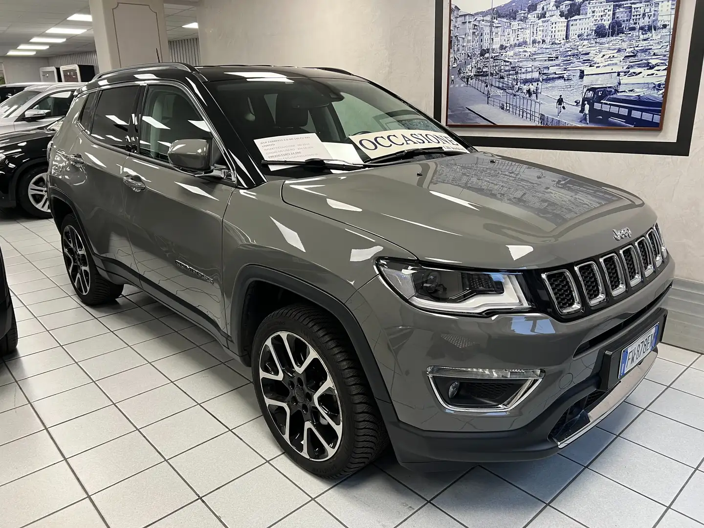 Jeep Compass Compass II 2017 2.0 mjt Limited 4wd 140cv my19 Gris - 1