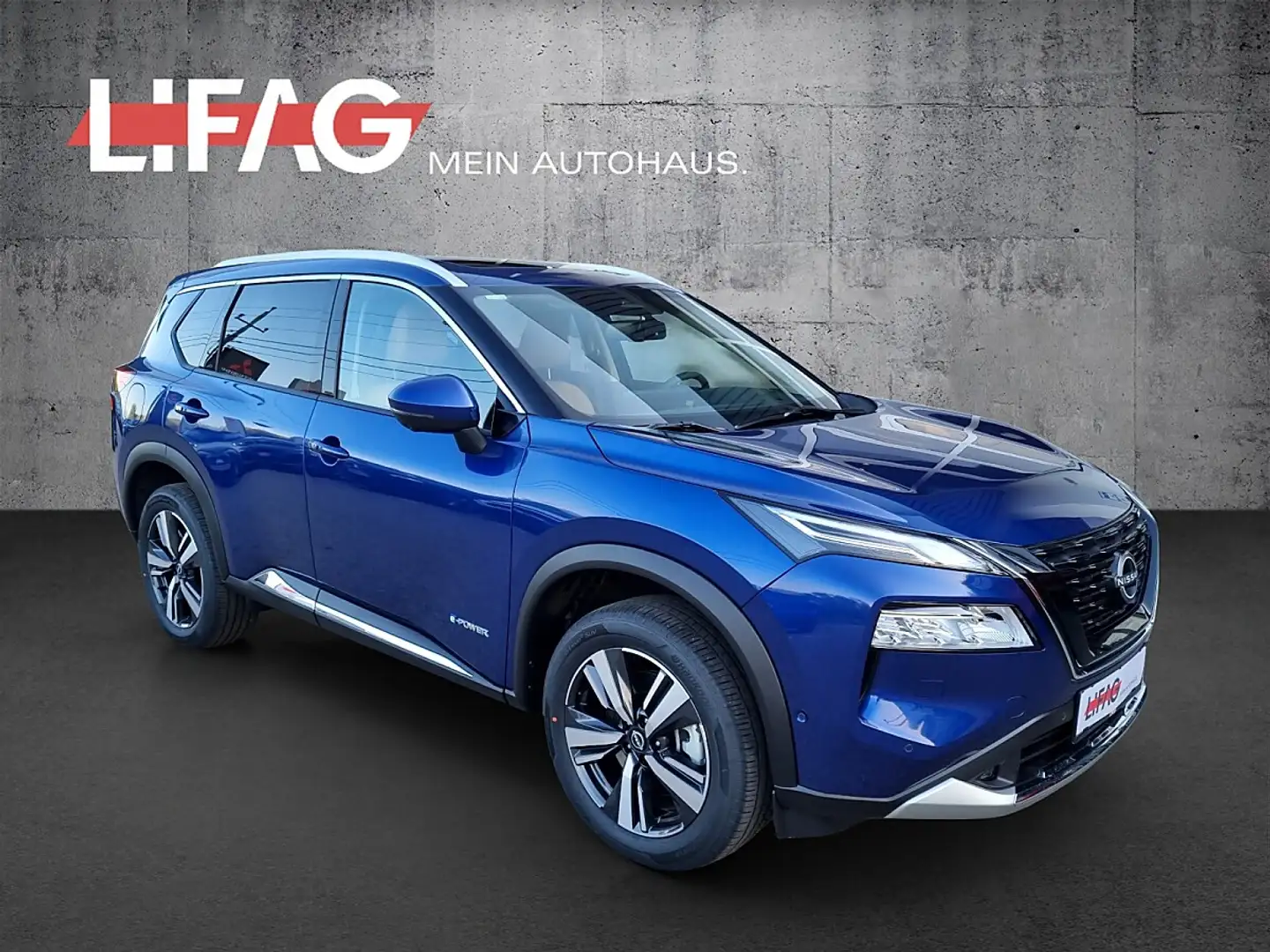 Nissan X-Trail 1,5 VC-T e-Power Tekna+ 4x4 Allrad *ab € 32.990,-* Blau - 1