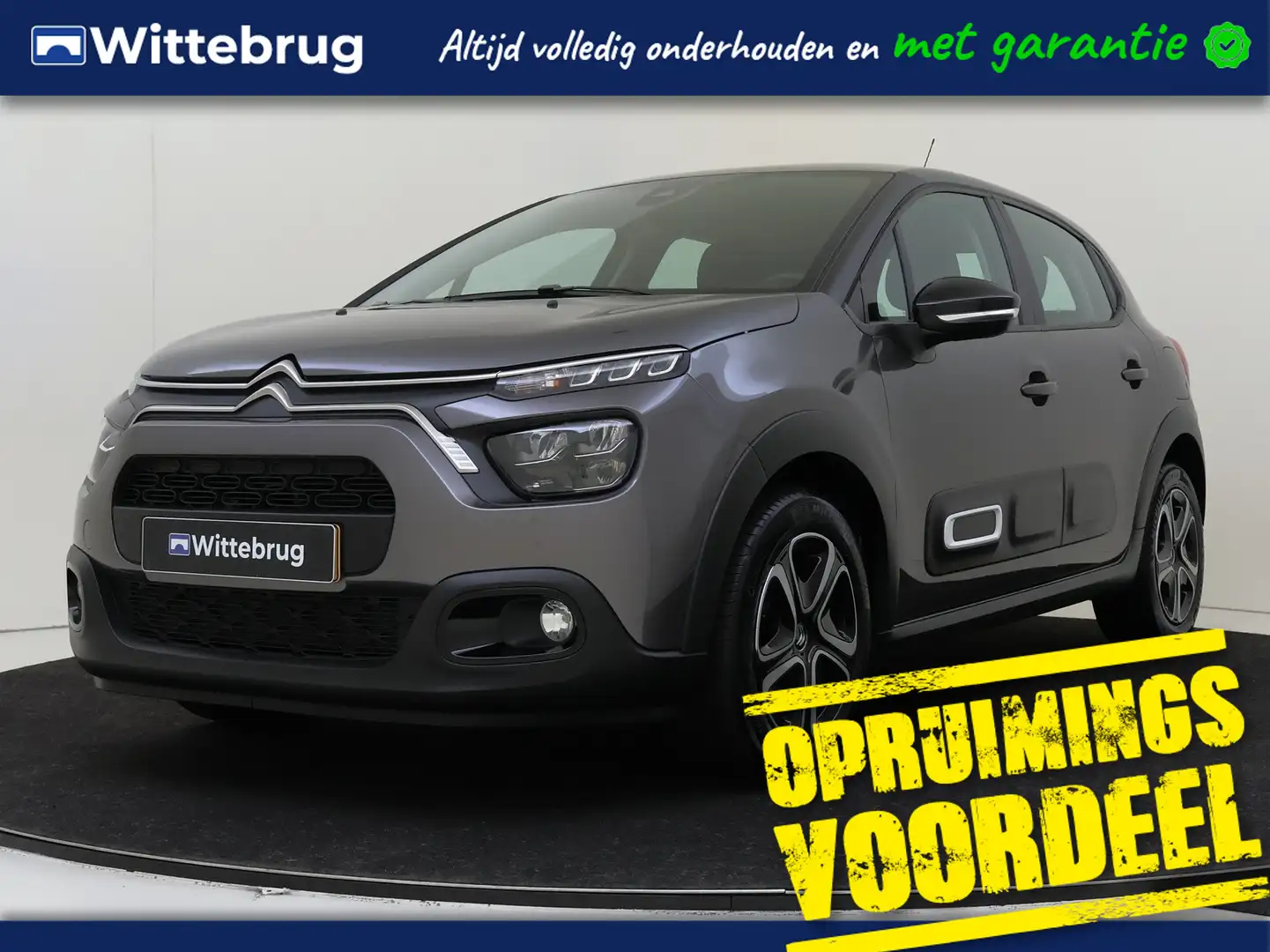 Citroen C3 1.2 PureTech Plus | Cruise control | Automatisch d Gris - 1
