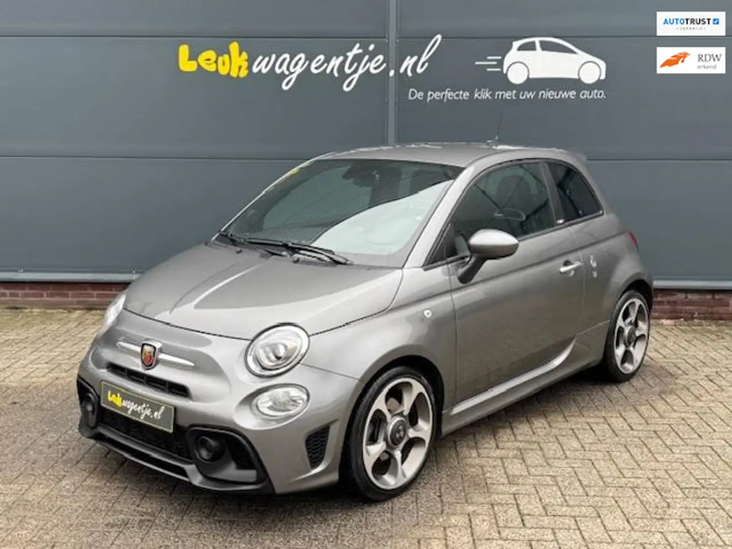 Fiat 500 Abarth 1.4 T-Jet 595 70th Ann. *carplay *climate Gris - 1