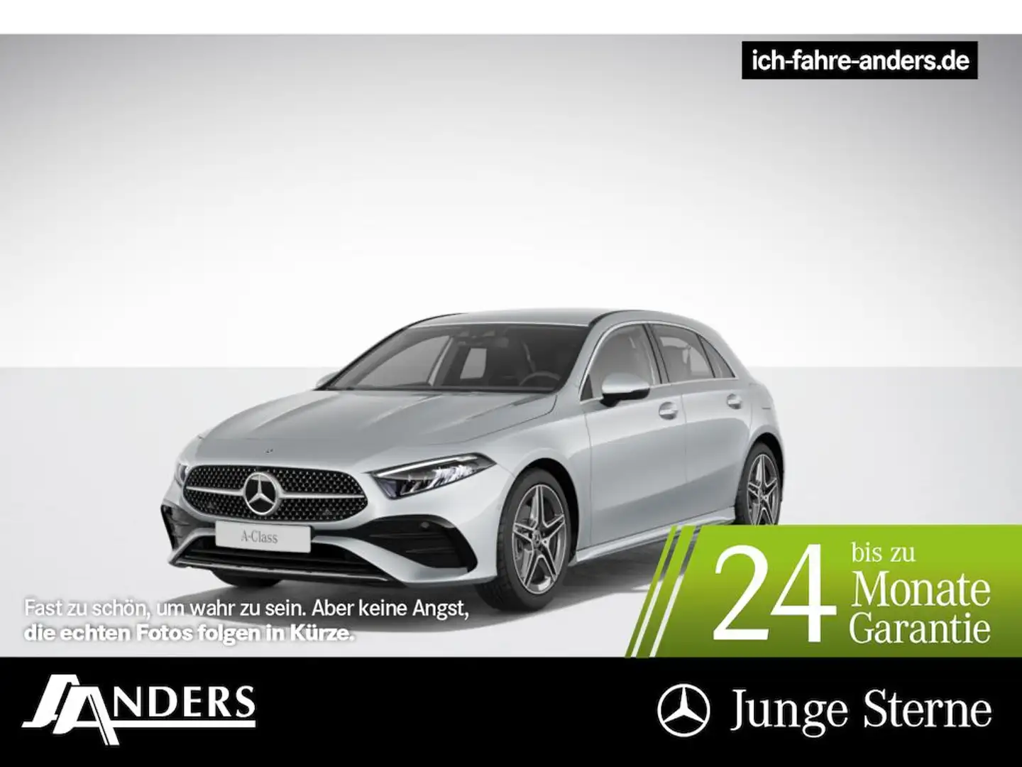 Mercedes-Benz A 200 AMG PREMIUM+MBUX+Distr+LED+Kam+Key+SOUND Silber - 1