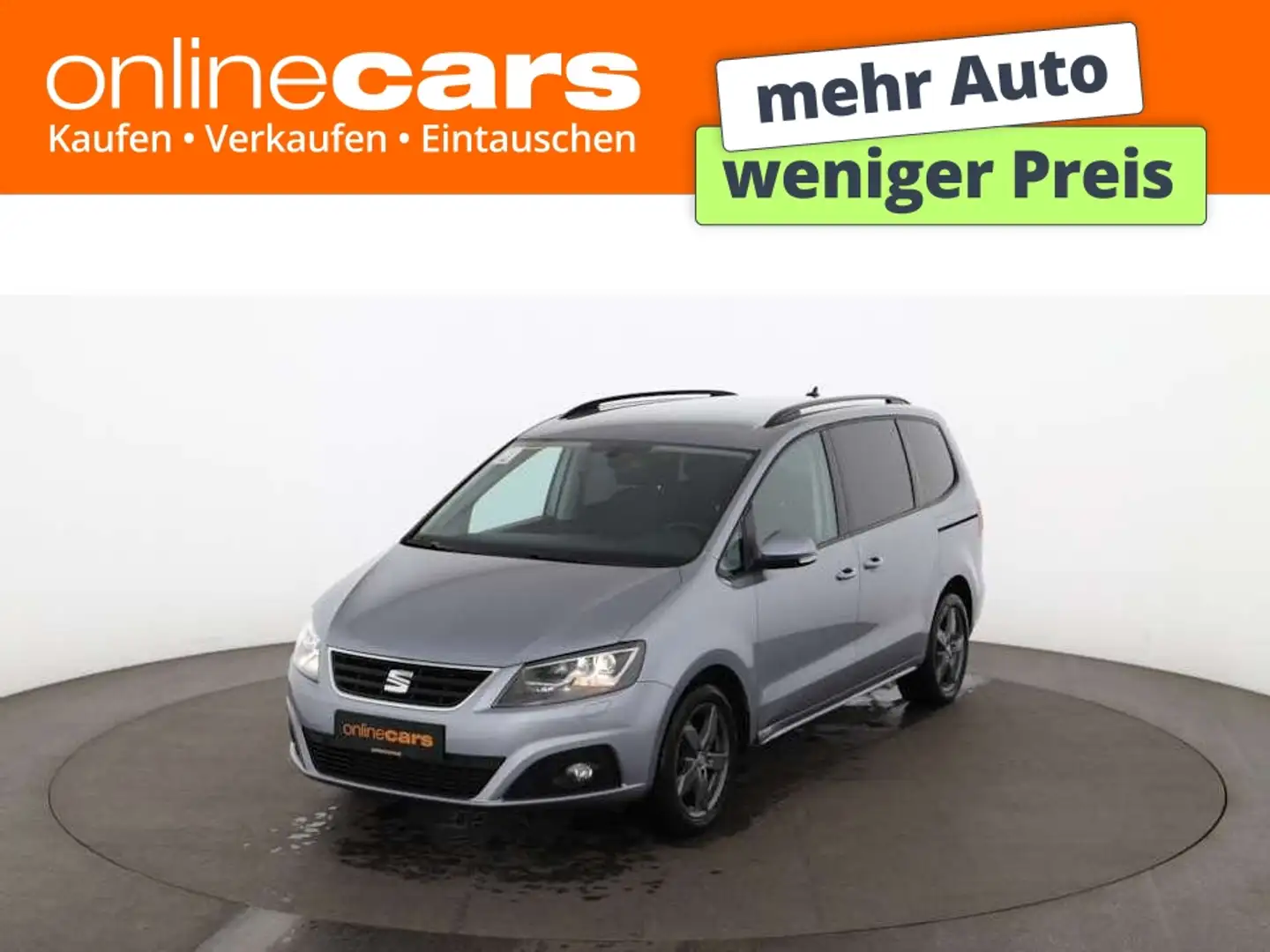 SEAT Alhambra 2.0 TDI Style XENON NAVI R-CAM SITZHZG Grau - 1