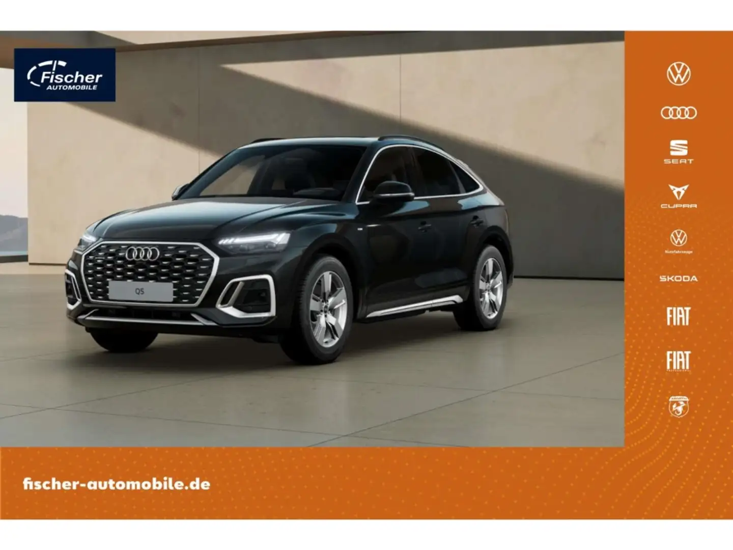 Audi Q5 Sportback 40 TDI qu. S line AHK/P-Dach/19'' Schwarz - 1