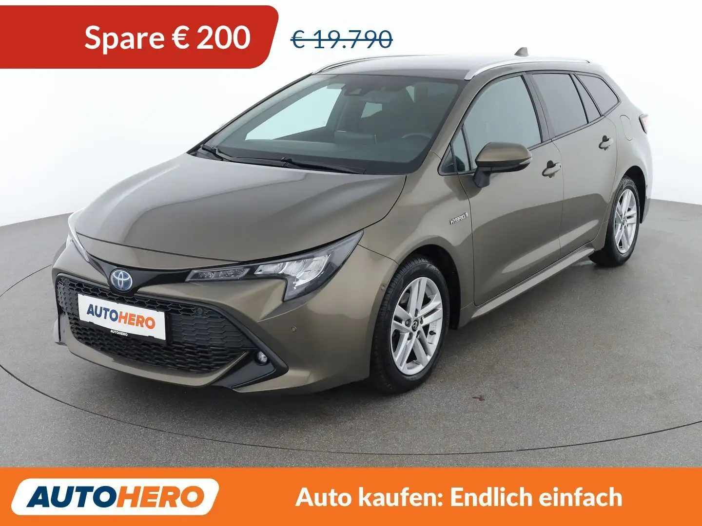 Toyota Corolla 1.8 Hybrid Lounge Braun - 1
