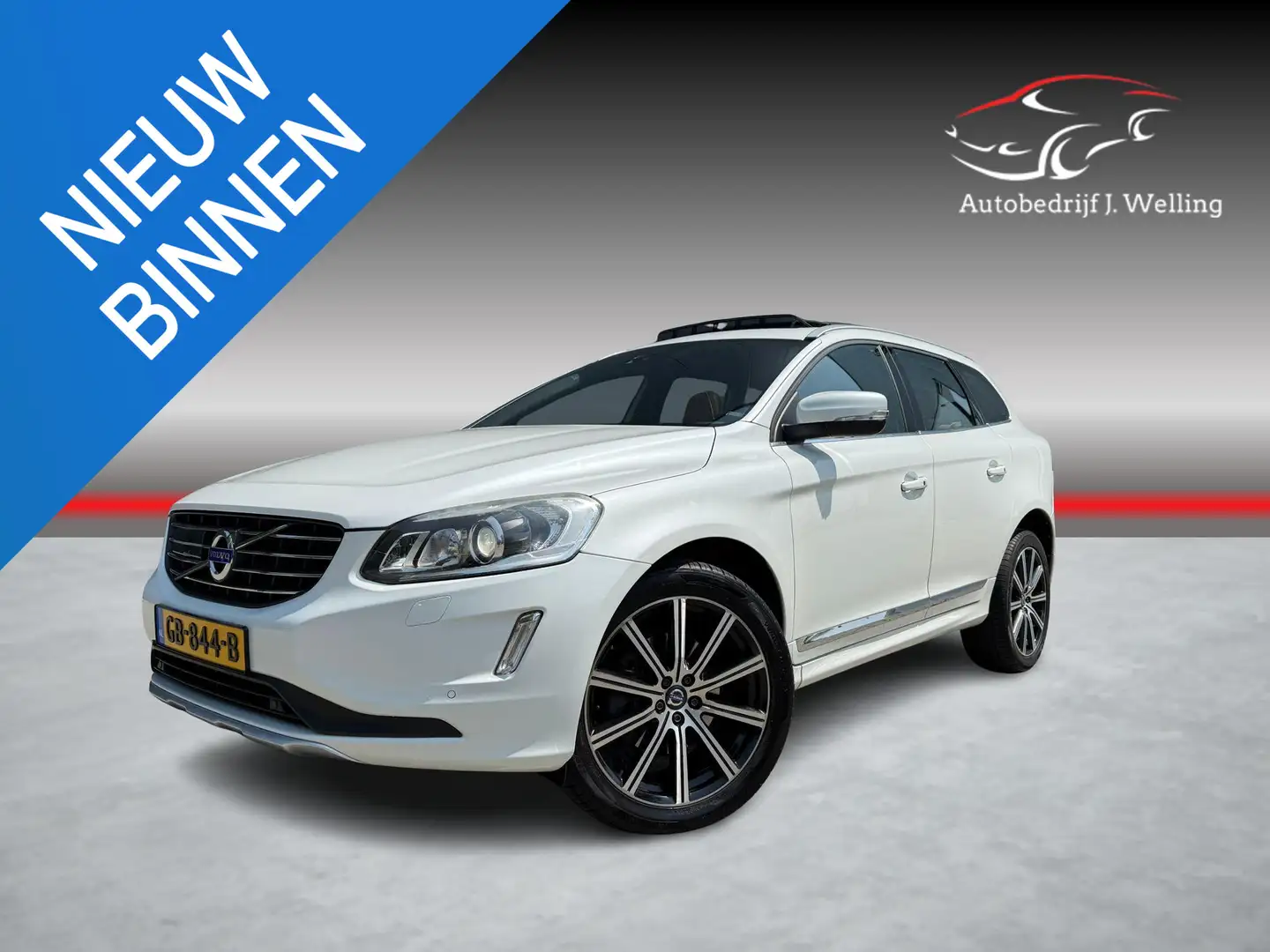 Volvo XC60 2.0 T6 FWD Summum pano / tr. hk / leer Wit - 1