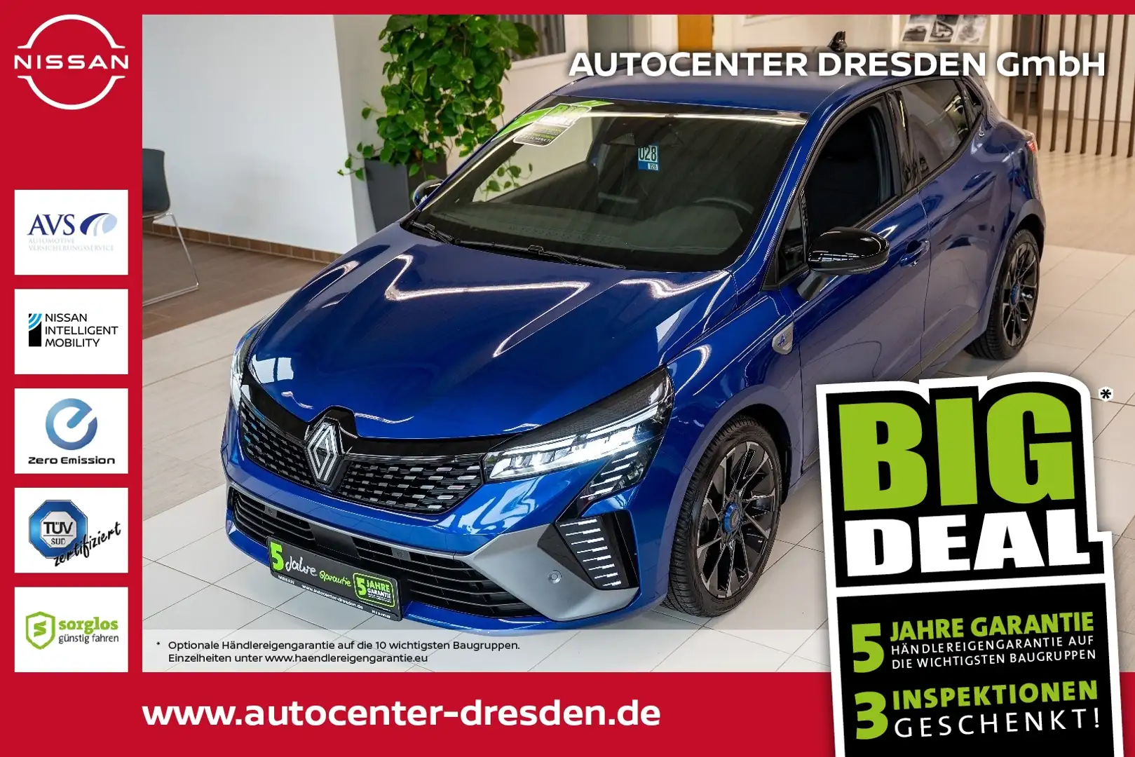 Renault Clio V 1.0TCe 90 EspritAlpine ACC LED Navi SHZ LM Bleu - 1