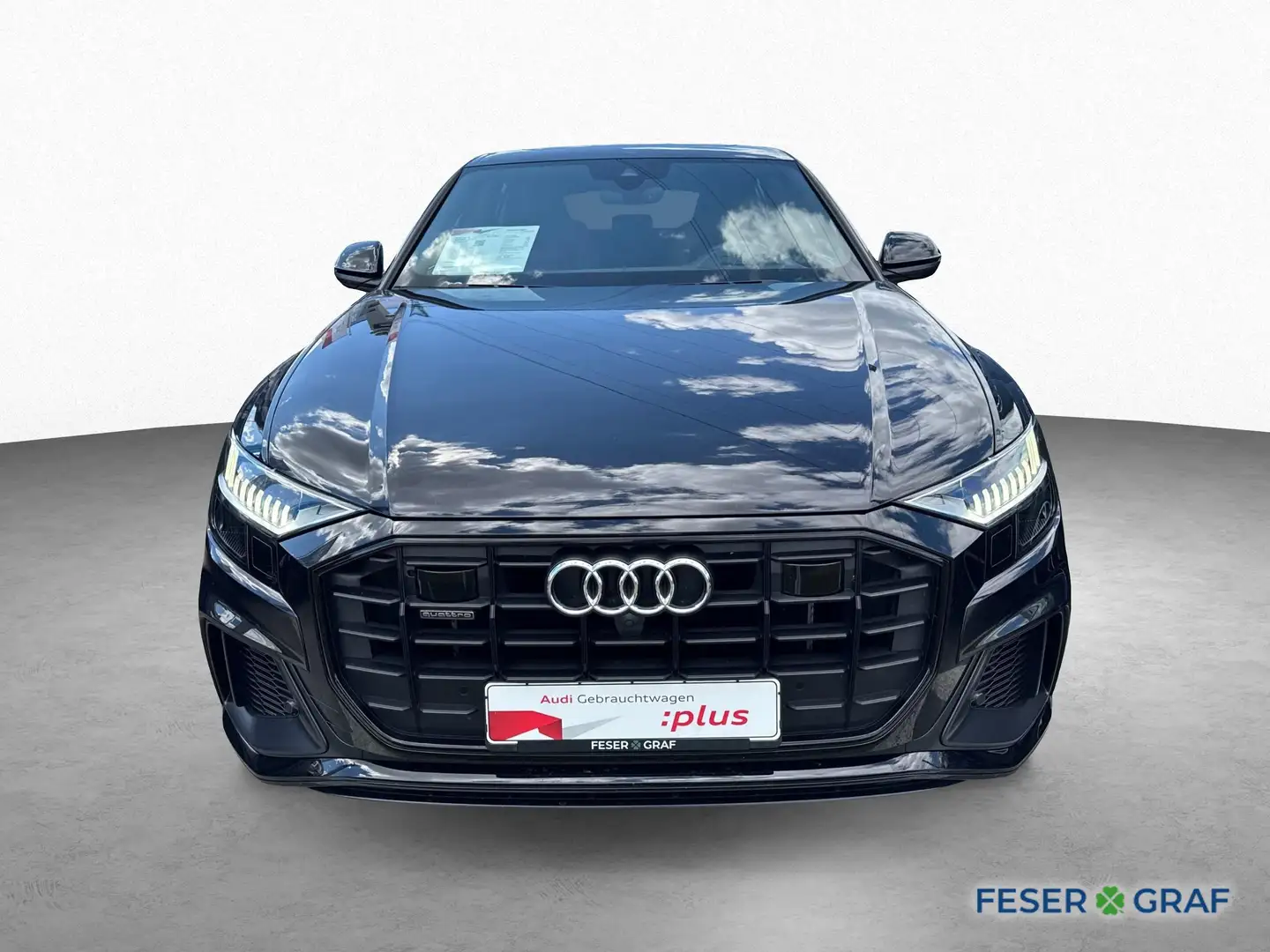 Audi Q8 55 TFSI e qu. - 3 x S line - MATRIX - PANO Negru - 2