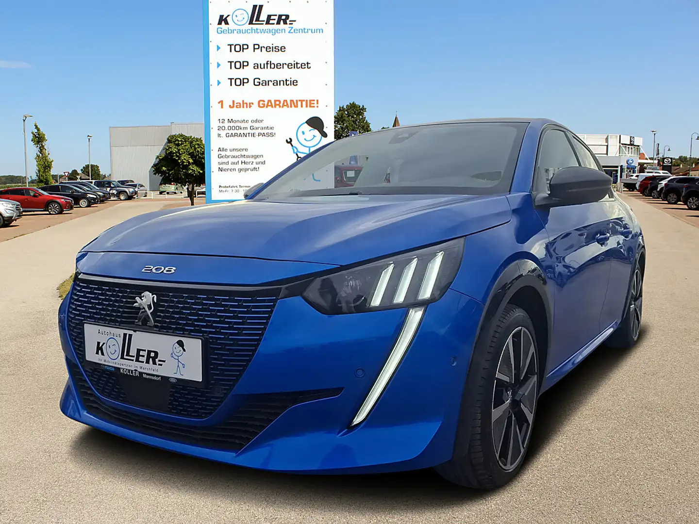 Peugeot e-208 208(e-) Elektromotor (e-) GT Pack Blau - 1