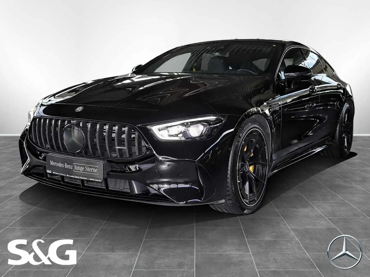 Mercedes-Benz AMG GT 4M+ DISTRONIC+MEMORY+360°+BURMESTER Noir - 1