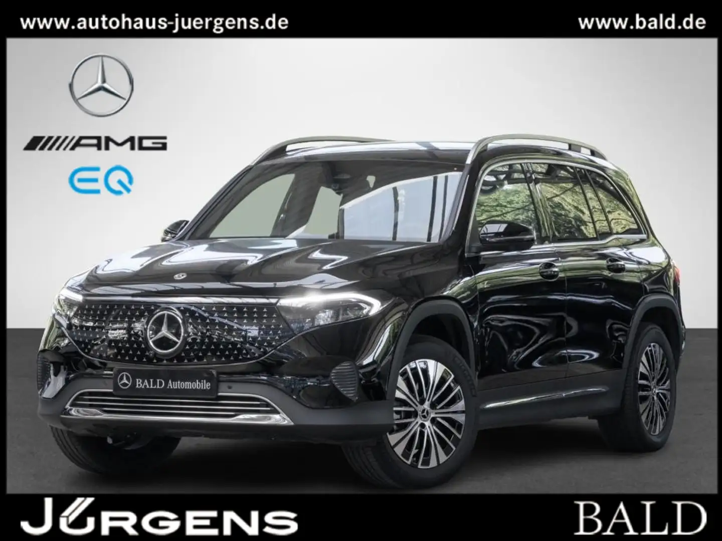 Mercedes-Benz EQB 300 4M Electric-Art/LED/Pano/360/DAB/7-Sitze Schwarz - 2