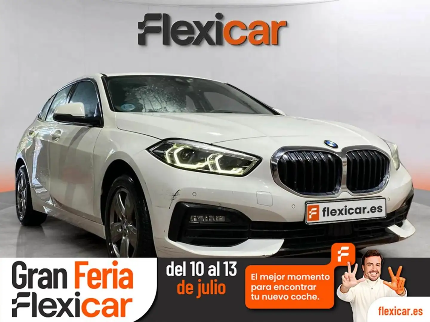 BMW 116 116d Blanc - 1