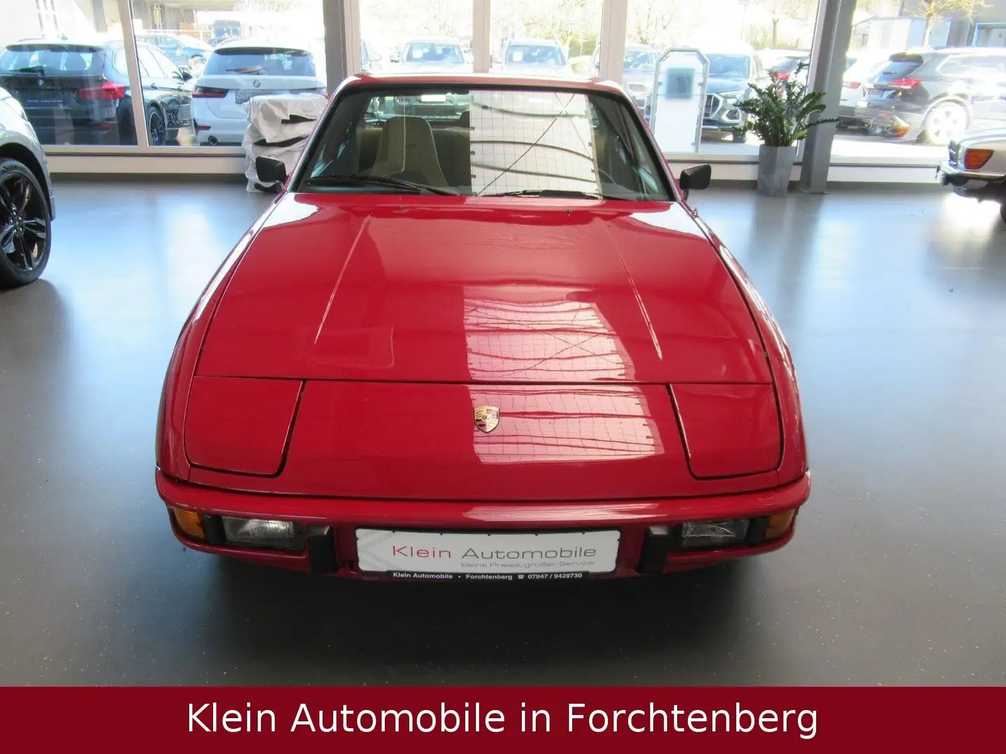 Porsche 924 Leder LM-Felgen H Zulassung TÜV-NEU Červená - 2