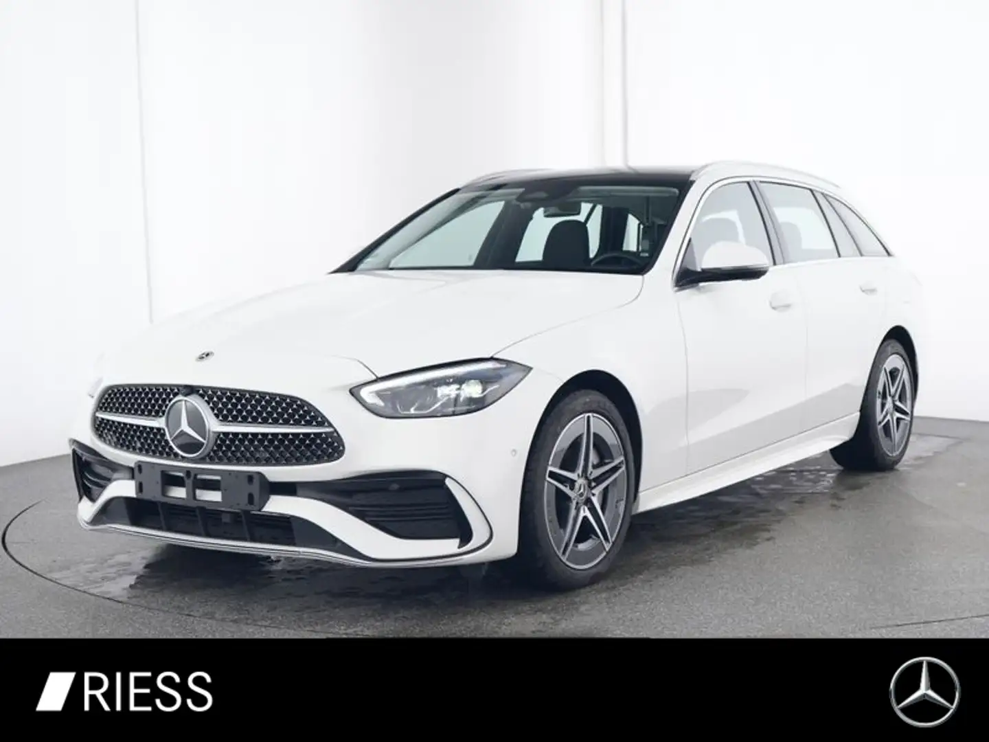 Mercedes-Benz C 300 e T AMG Sport Navi LED Pano Spur W-Paket Weiß - 1