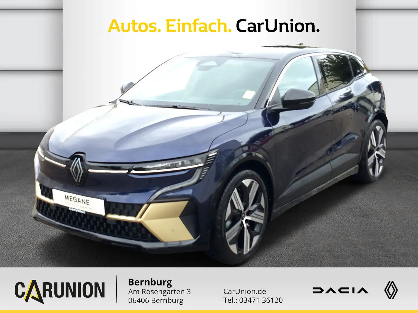 Renault Megane E-Tech 100% elektrisch 360° 3D-Kamera Blau - 1