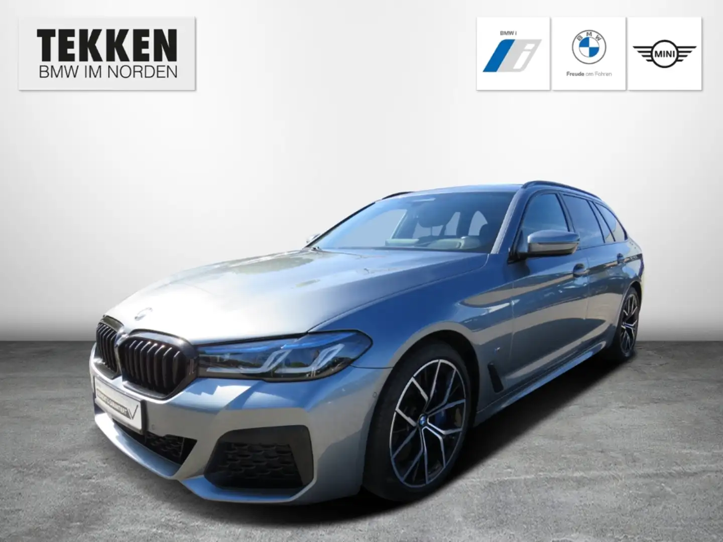 BMW 530 d M Sport Touring Mild-Hybrid A Park-Assistent Blauw - 1