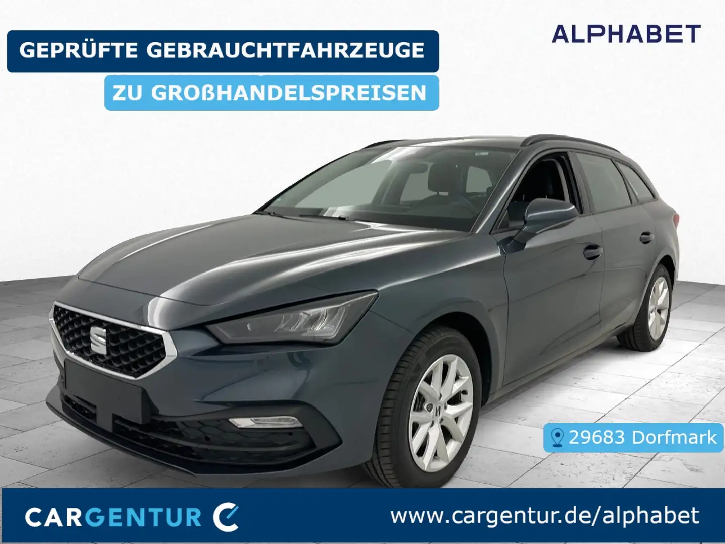 SEAT Leon Sportstourer 2.0 TDI Style Virtual LED Lane Gris - 1