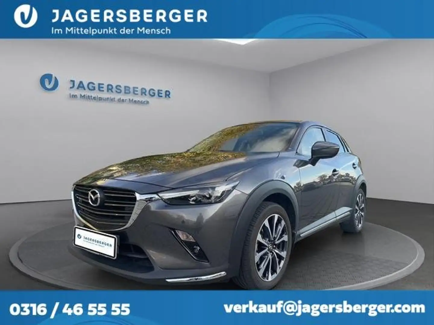 Mazda CX-3 3 ALLRAD REVOLUTION *LEDER* Grau - 1