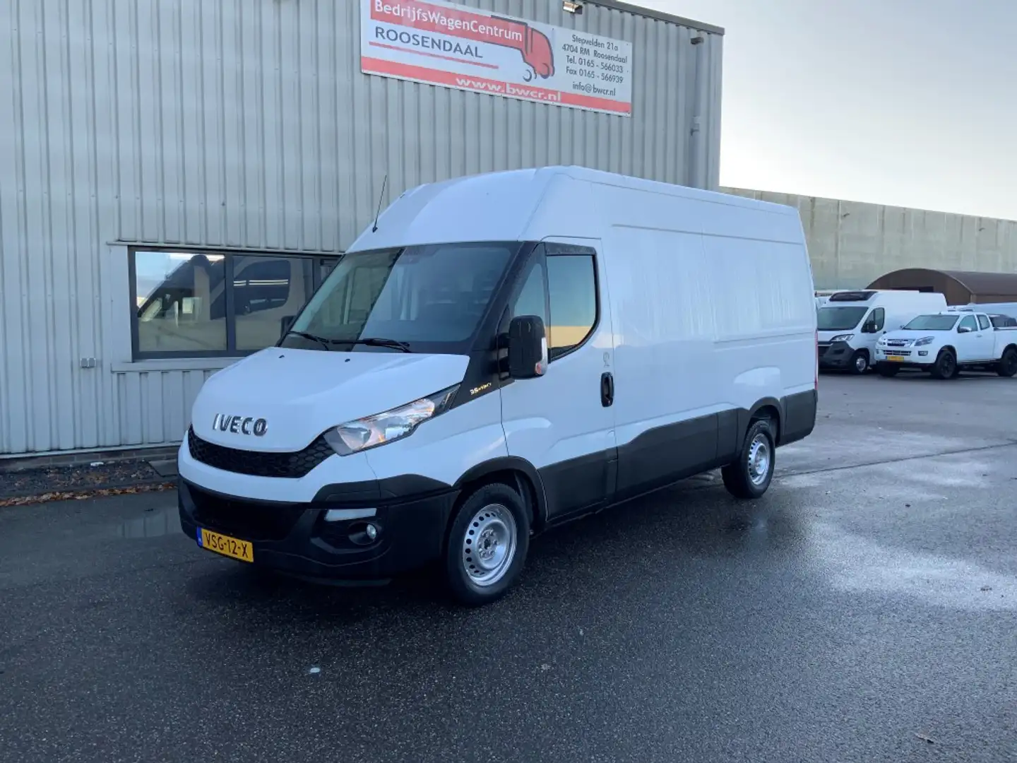 Iveco Daily 35S13V 2.3 352 H2 L3 Airco 3 Zitz Opstap Euro 5 la Wit - 1