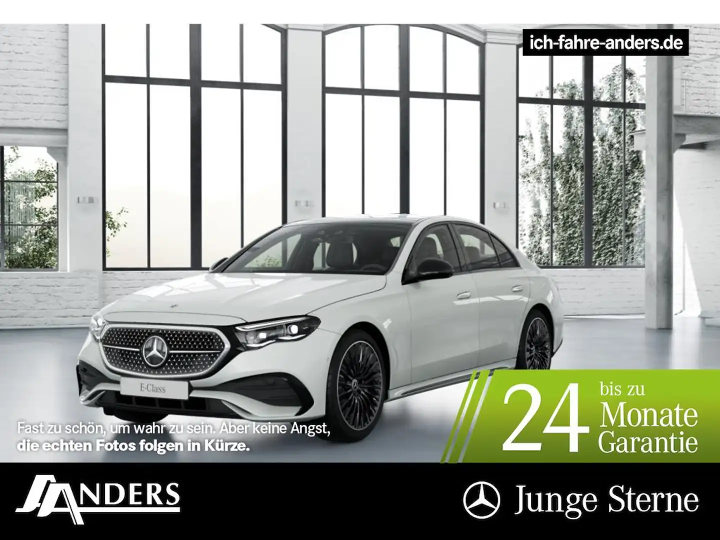Mercedes-Benz E 450 d 4M AMG+AIR+Pan+Burm+Dist+AHK+HUD+Sitzkli Weiß - 1