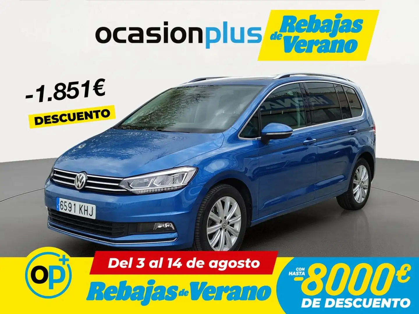 Volkswagen Touran 2.0TDI CR BMT Sport 110kW Azul - 1