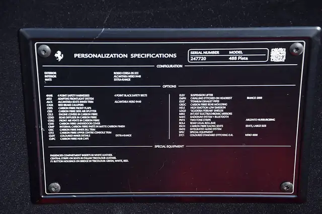 Ferrari 488 GTB Pista *Full Carbon*Lift*Bügel*1.Hand*PPF* Ansicht 23