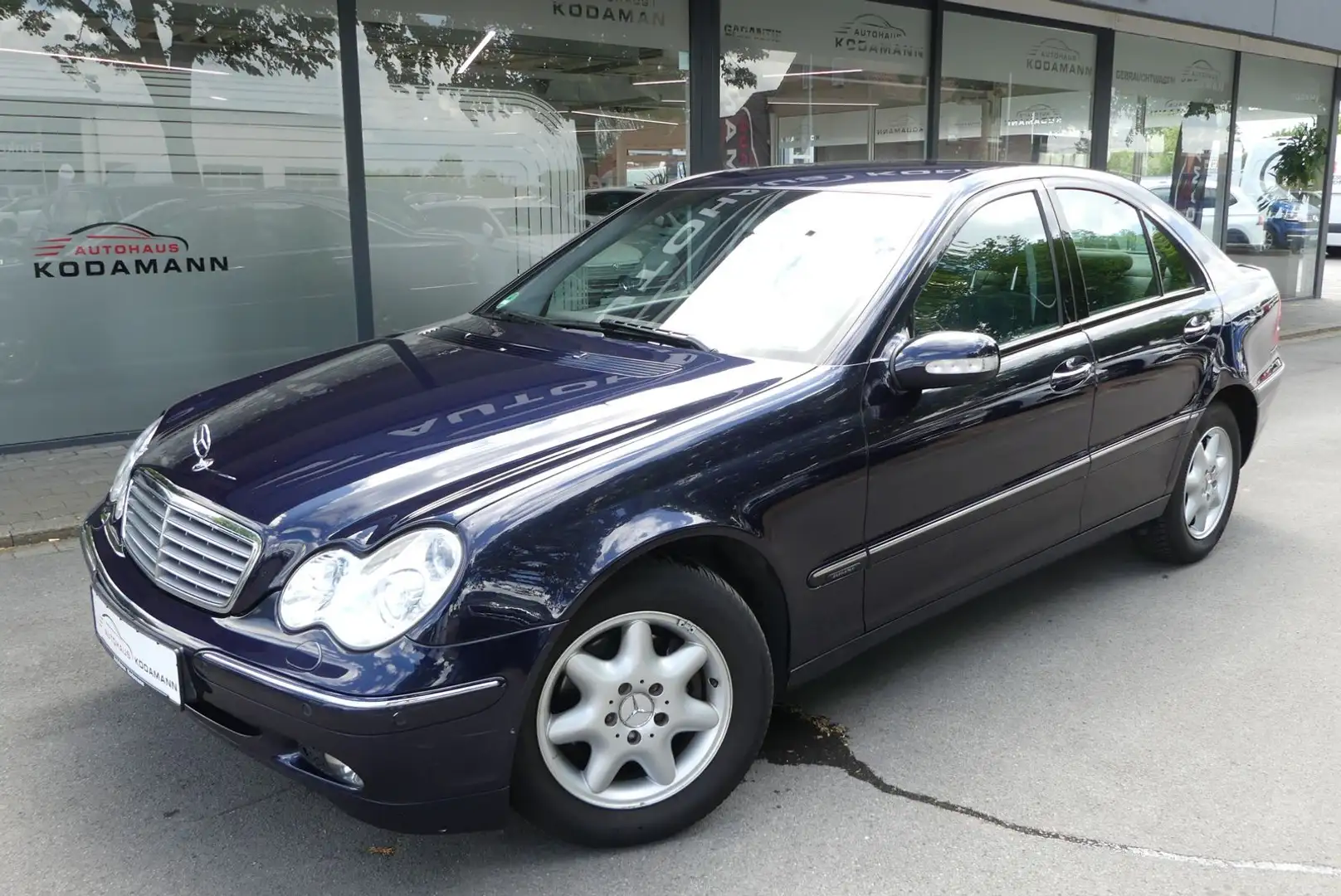 Mercedes-Benz C 180 Elegance 1.8 Kompressor*Tempomat*STDHZ*AHK Blau - 2