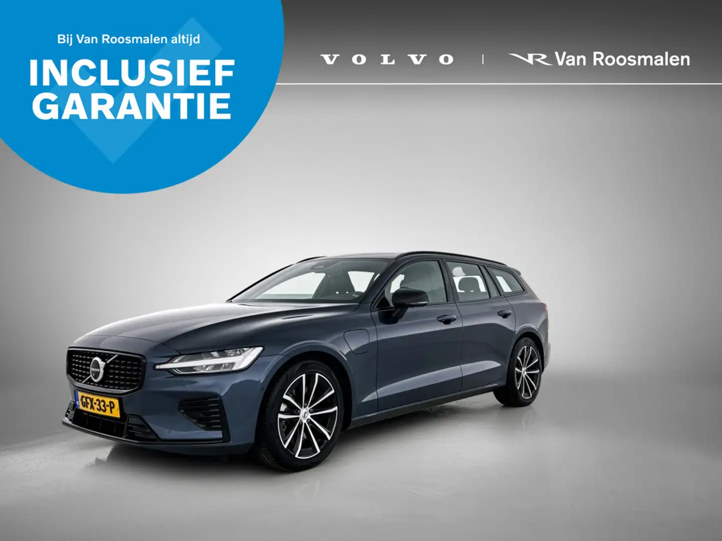 Volvo V60 2.0 T6 AWD Plus Dark | Pano dak | trekhaak Blauw - 1