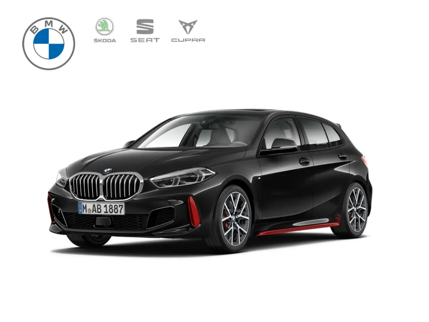 BMW 128 ti M-Sport Pro*Pano.*RFK*Adapt.LED*Harman&Kardon* Schwarz - 1