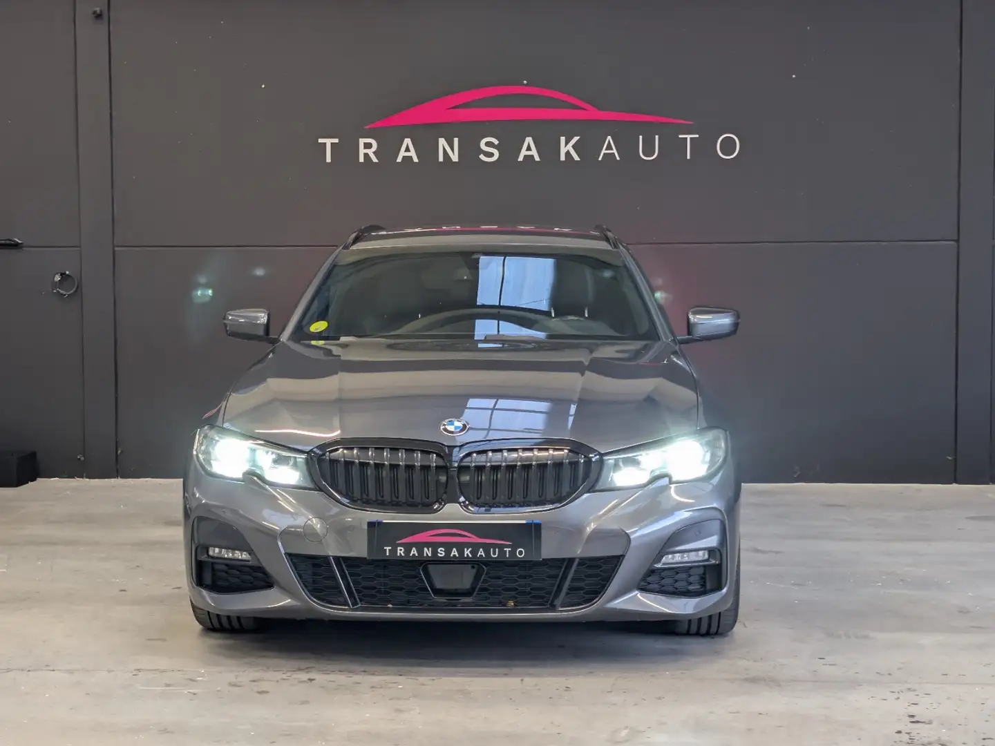BMW 320 Touring 320d 190 ch BVA8 M Sport Gris - 2