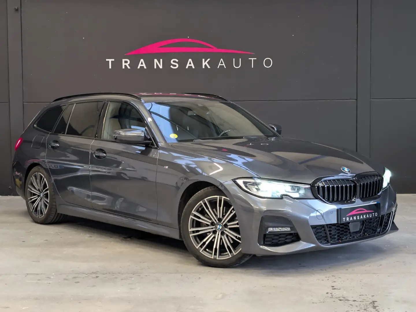 BMW 320 Touring 320d 190 ch BVA8 M Sport Gris - 1