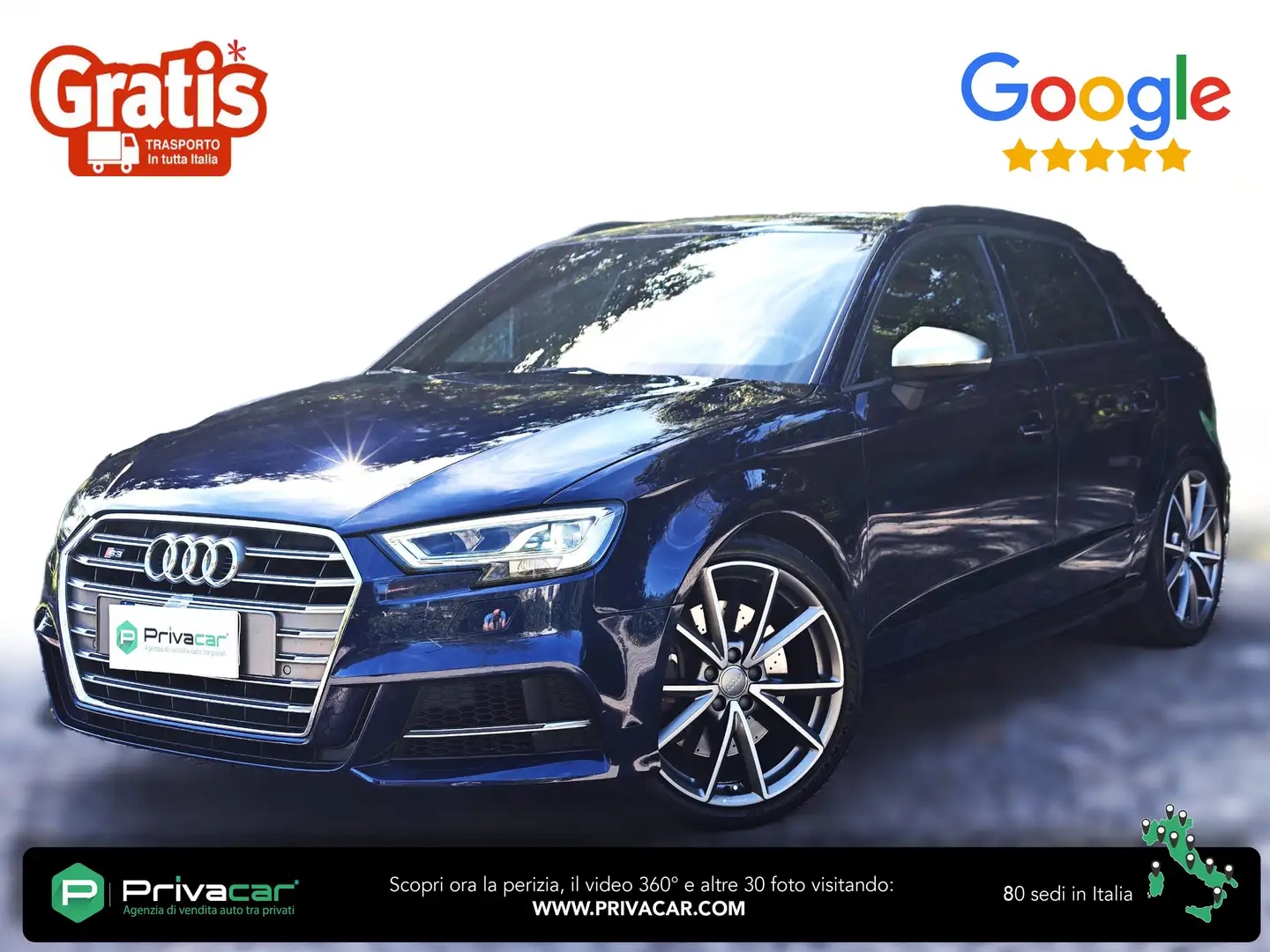 Audi S3 S3 SPB 2.0 TFSI quattro S tronic Blau - 1
