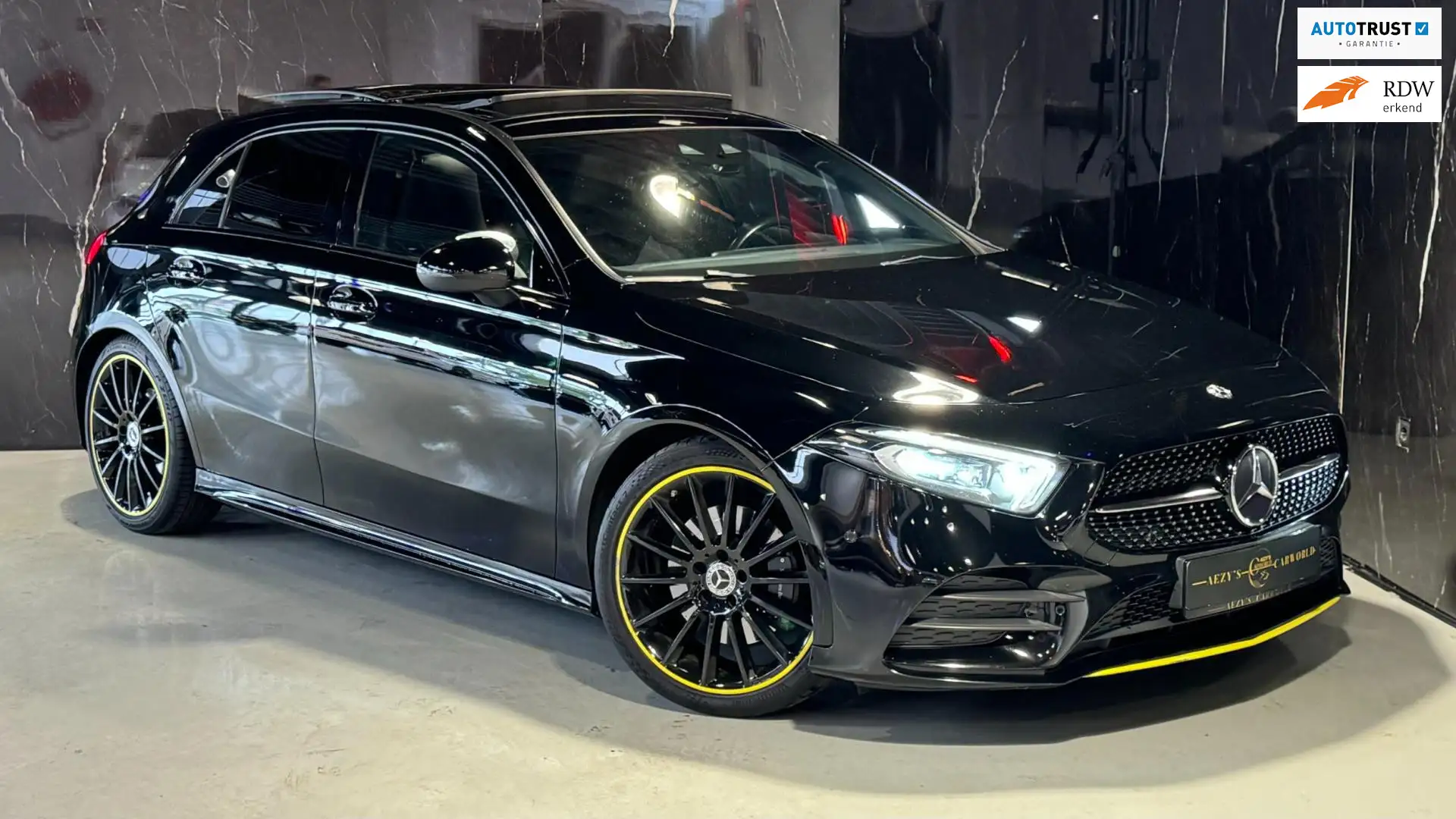 Mercedes-Benz A 220 4MATIC EDITION AMG |Pano|Sfeer|Keyl|LED|ACC Schwarz - 1