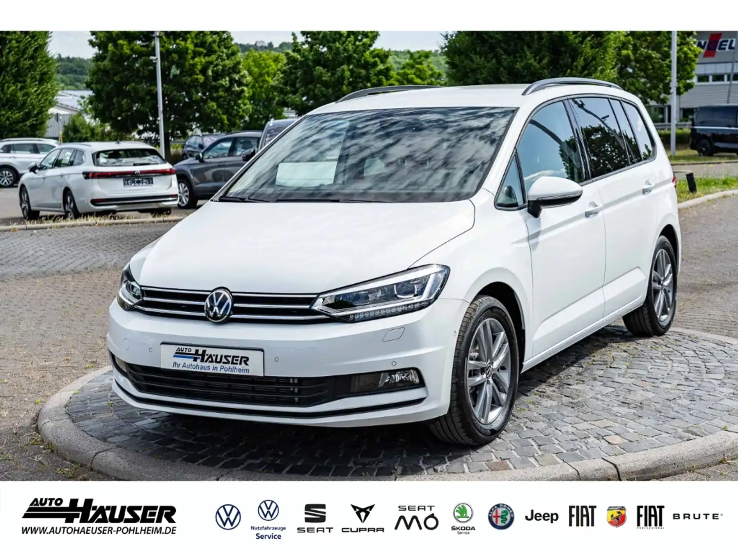 Volkswagen Touran Comfortline 1.5 TSI DSG 7-SITZER EL. HECKKL. NAVI Alb - 1