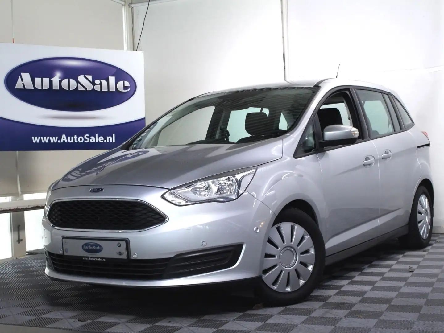 Ford Grand C-Max 1.0 Trend 7p. 126pk 2eEIG BLUETH PDC CRUISE '17 Plateado - 1