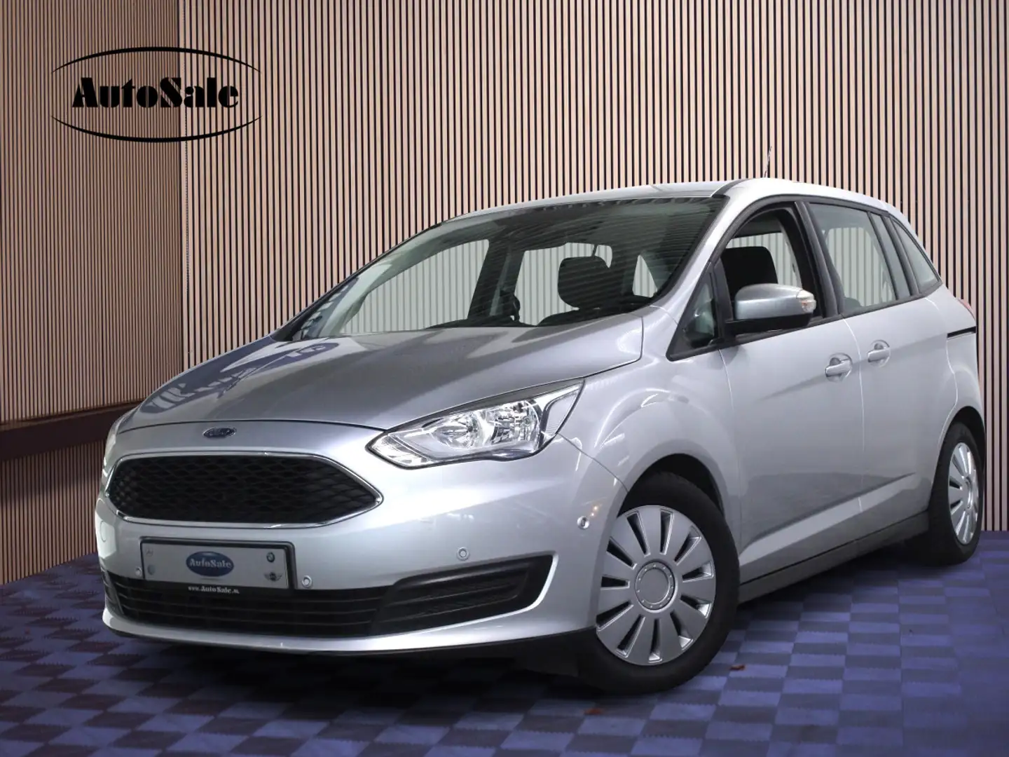 Ford Grand C-Max 1.0 Trend 7p. 126pk 2eEIG BLUETH PDC CRUISE '17 Plateado - 1