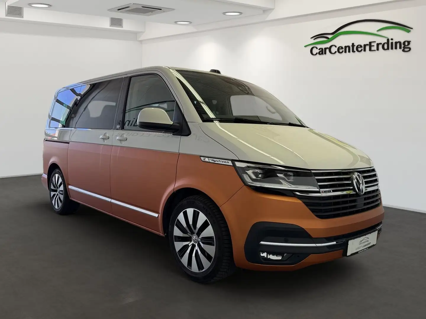 Volkswagen T6 Multivan T6.1  Multivan*Generation SIX*4motion*AHK*Leder* Weiß - 2