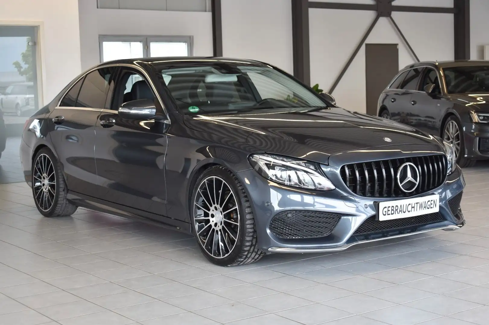 Mercedes-Benz C 200 LIM AUT./AMG-LINE/LED/NAVI/CARPLAY/KAMERA Gris - 1
