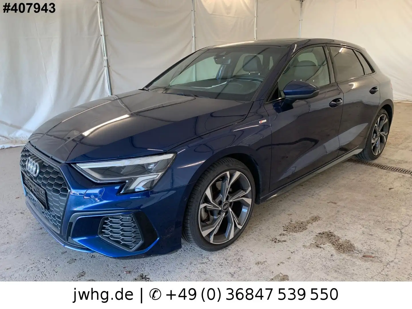 Audi A3 Sportback 40 TFSI quattro S-Line LED/PANO/ACC Blau - 1