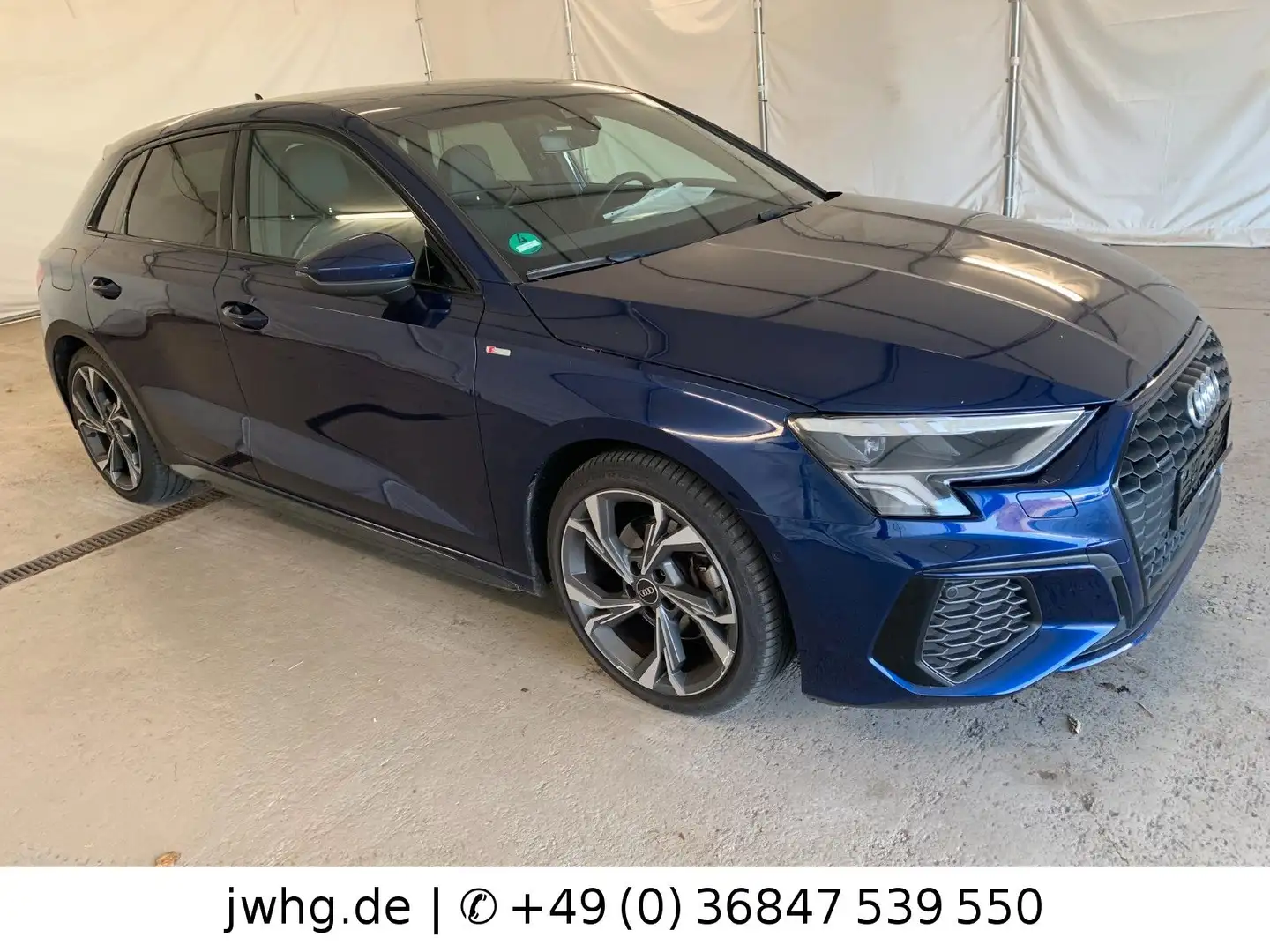 Audi A3 Sportback 40 TFSI quattro S-Line LED/PANO/ACC Blau - 2