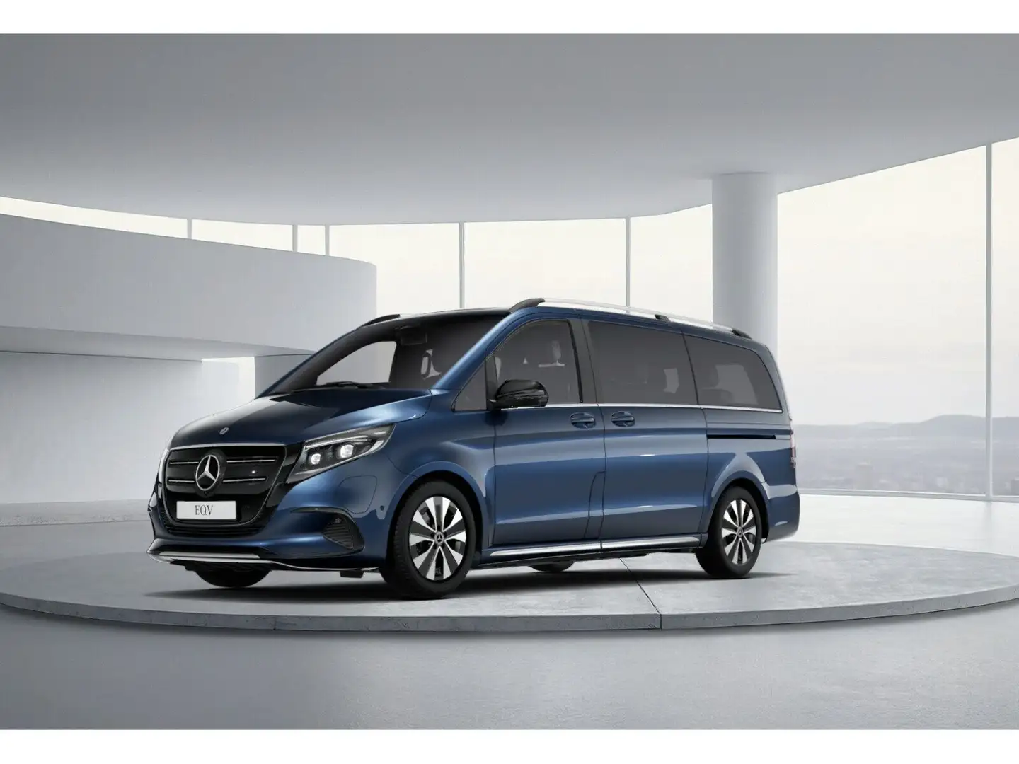 Mercedes-Benz EQV 300 AVANTGARDE Lang LED Navi Distr SHZ Albastru - 1