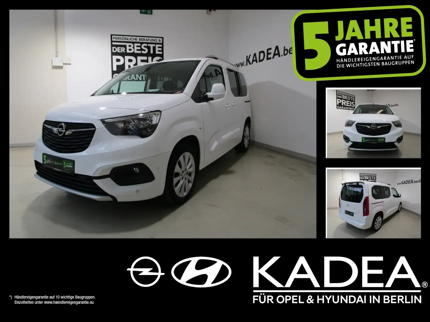 Opel Combo Life E 1.2 180°Kamera,Navi,Sitzhzg.,PDC, Blanco - 1