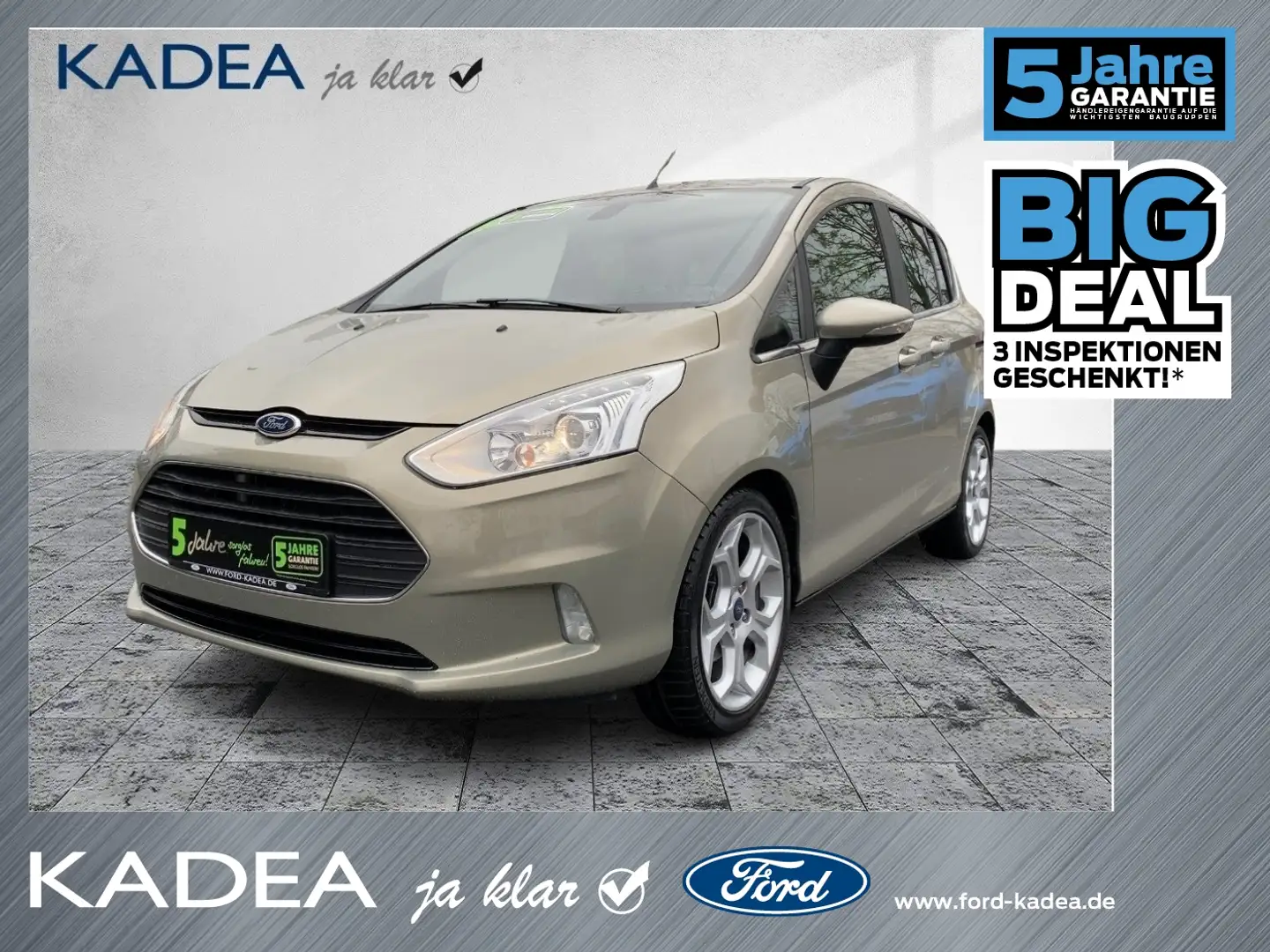 Ford B-Max 1.6 Duratec Titanium SHZ+Winterp.+2xKlima Gris - 1
