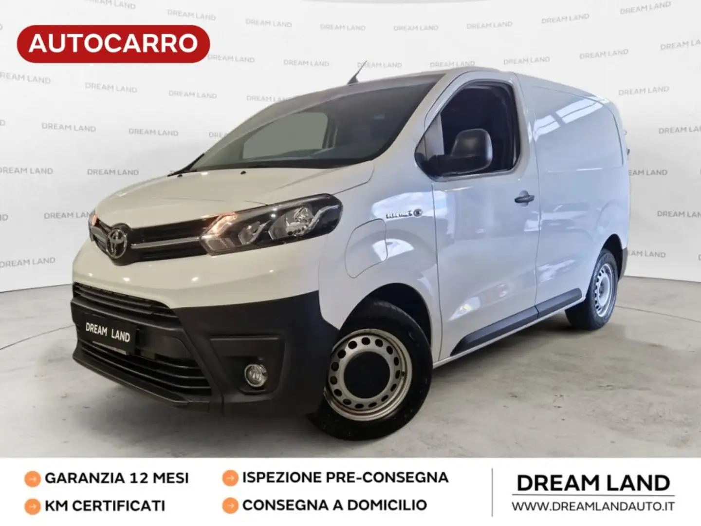 Toyota Proace Electric 50kWh AUTOCARRO+IVA PC-TN Compact 4p. 12q Bílá - 1